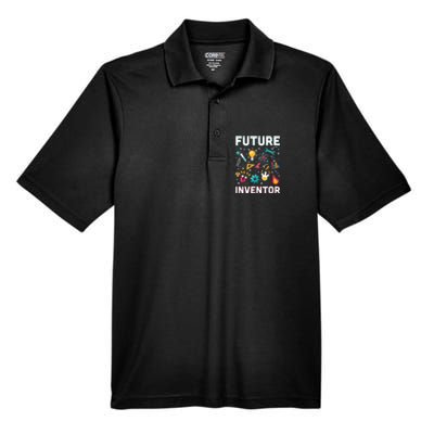 Future Inventor Exploration Invention Smart Creator Men's Origin Performance Pique Polo