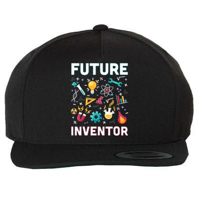 Future Inventor Exploration Invention Smart Creator Wool Snapback Cap