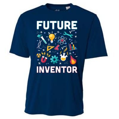 Future Inventor Exploration Invention Smart Creator Cooling Performance Crew T-Shirt