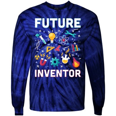 Future Inventor Exploration Invention Smart Creator Tie-Dye Long Sleeve Shirt