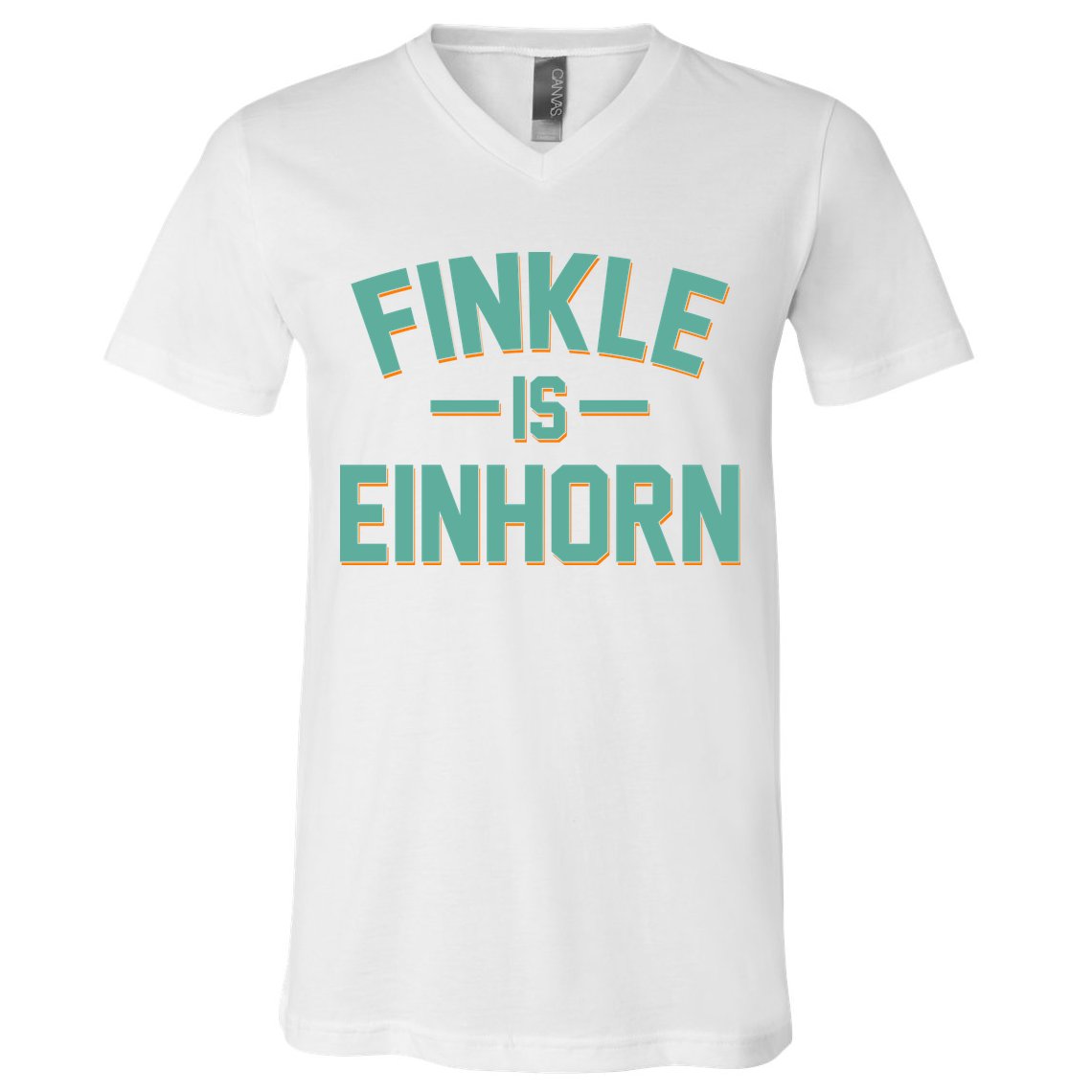 Finkle Is Einhorn V-Neck T-Shirt