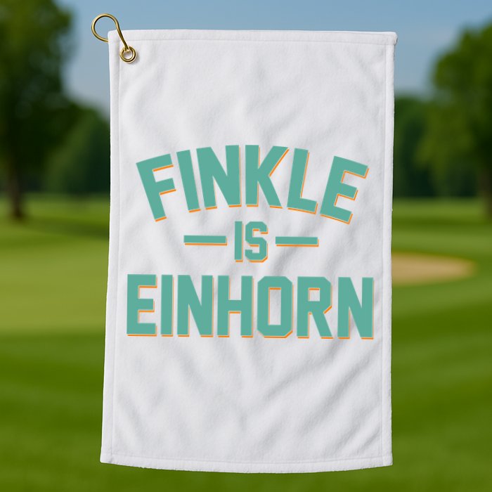 Finkle Is Einhorn Golf Towel