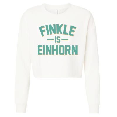 Finkle Is Einhorn Cropped Pullover Crew