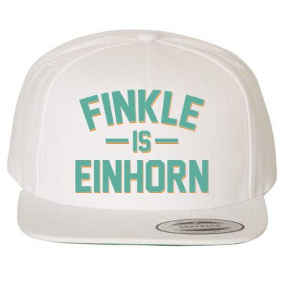 Finkle Is Einhorn Wool Snapback Cap