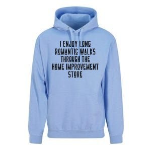 Funny I Enjoy Long Rotic Walks Through Home Improvet Cool Gift Unisex Surf Hoodie