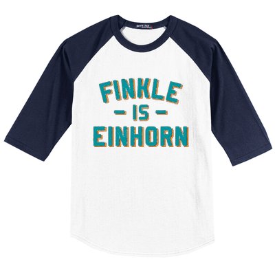 Finkle Is Einhorn Football Baseball Sleeve Shirt