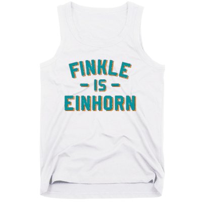 Finkle Is Einhorn Football Tank Top