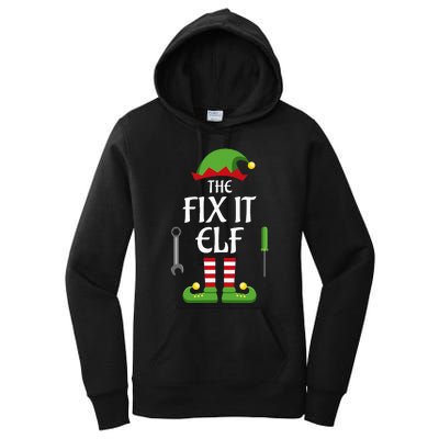 Fix It Elf Family Matching Group Christmas Women's Pullover Hoodie