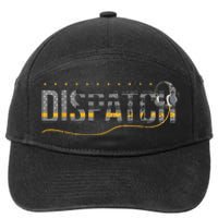 Fire I EMS I Police Or Thin Yellow Line For 911 Dispatcher 7-Panel Snapback Hat