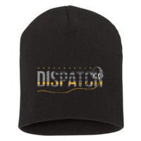 Fire I EMS I Police Or Thin Yellow Line For 911 Dispatcher Short Acrylic Beanie