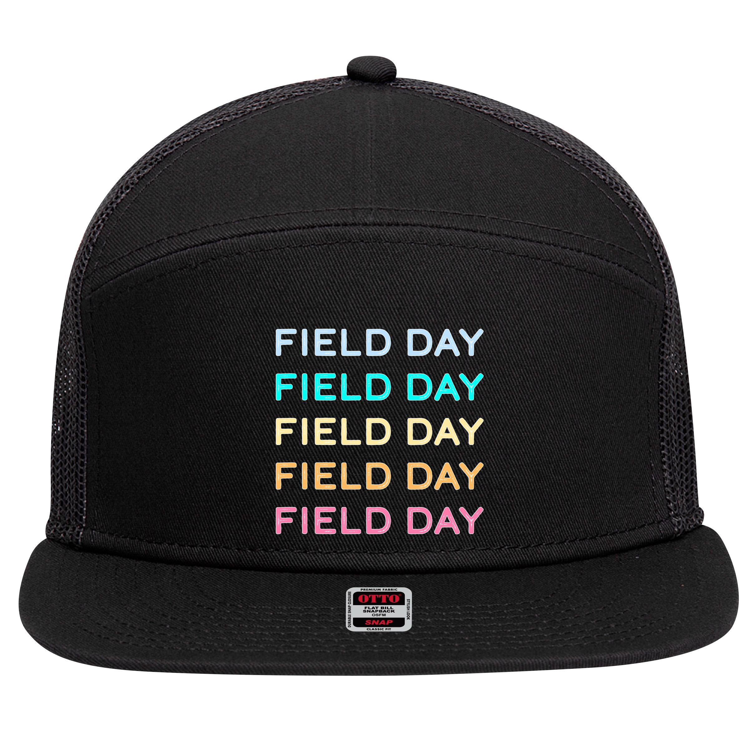 Field Day Ya'll 7 Panel Mesh Trucker Snapback Hat