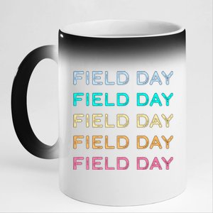 Field Day Ya'll 11oz Black Color Changing Mug