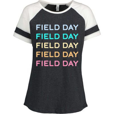 Field Day Ya'll Enza Ladies Jersey Colorblock Tee