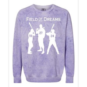 Field of Dreams Baseball Colorblast Crewneck Sweatshirt