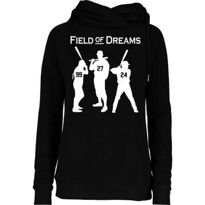 Field of Dreams Baseball Womens Funnel Neck Pullover Hood