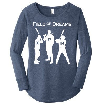 Field of Dreams Baseball Women's Perfect Tri Tunic Long Sleeve Shirt