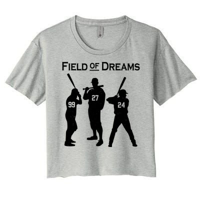 Field of Dreams Baseball Women's Crop Top Tee