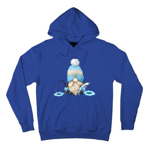 Funny Ice Fishing Tee With Family Christmas Gnome Gift Hoodie