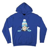 Funny Ice Fishing Tee With Family Christmas Gnome Gift Hoodie