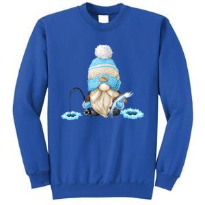 Funny Ice Fishing Tee With Family Christmas Gnome Gift Sweatshirt