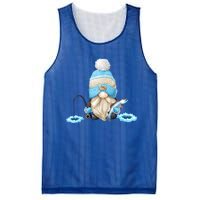 Funny Ice Fishing Tee With Family Christmas Gnome Gift Mesh Reversible Basketball Jersey Tank