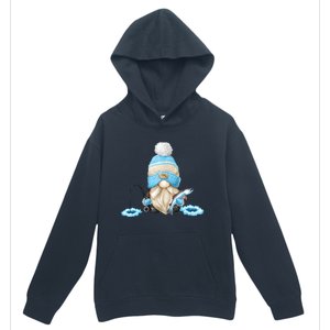 Funny Ice Fishing Tee With Family Christmas Gnome Gift Urban Pullover Hoodie