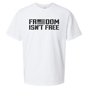 Freedom IsnT Free Patriotic American Rights Usa Flag Sueded Cloud Jersey T-Shirt