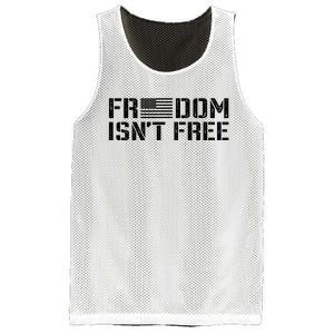 Freedom IsnT Free Patriotic American Rights Usa Flag Mesh Reversible Basketball Jersey Tank