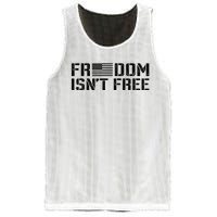 Freedom IsnT Free Patriotic American Rights Usa Flag Mesh Reversible Basketball Jersey Tank