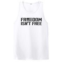 Freedom IsnT Free Patriotic American Rights Usa Flag PosiCharge Competitor Tank