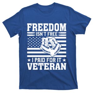 Freedom Isn´t Free I Paid For It Veteran Gift T-Shirt