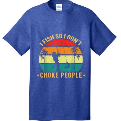 Fisherman I Fish So I DonT Choke People Funny Sayings T-Shirt