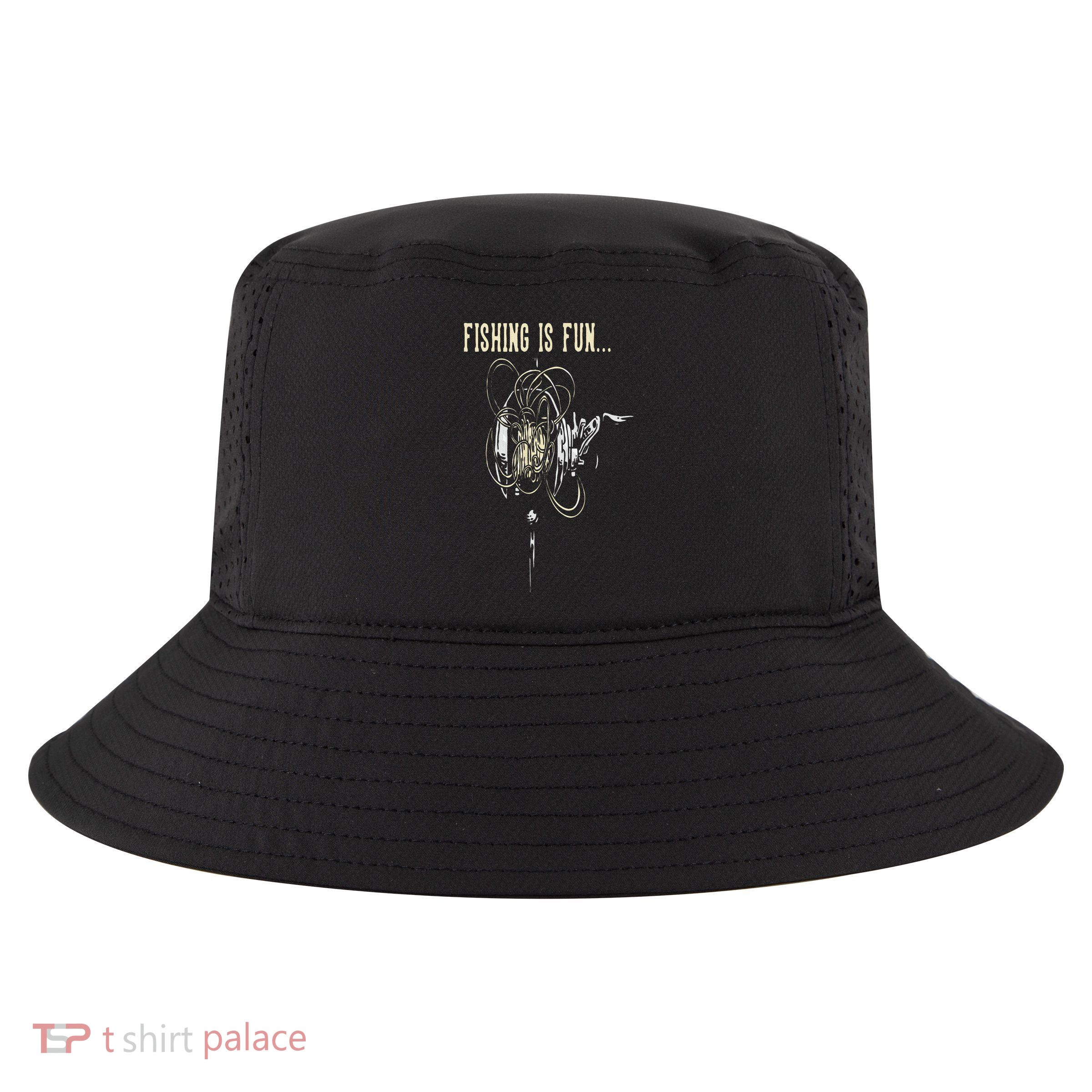 Fishing Is Fun BirdS Nest Cool Comfort Performance Bucket Hat