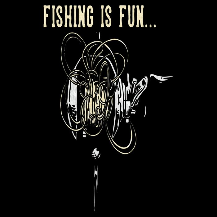 Fishing Is Fun BirdS Nest Cooling Performance Crew T-Shirt