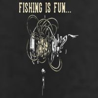 Fishing Is Fun BirdS Nest Hat