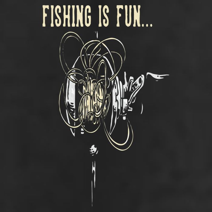 Fishing Is Fun BirdS Nest Hat