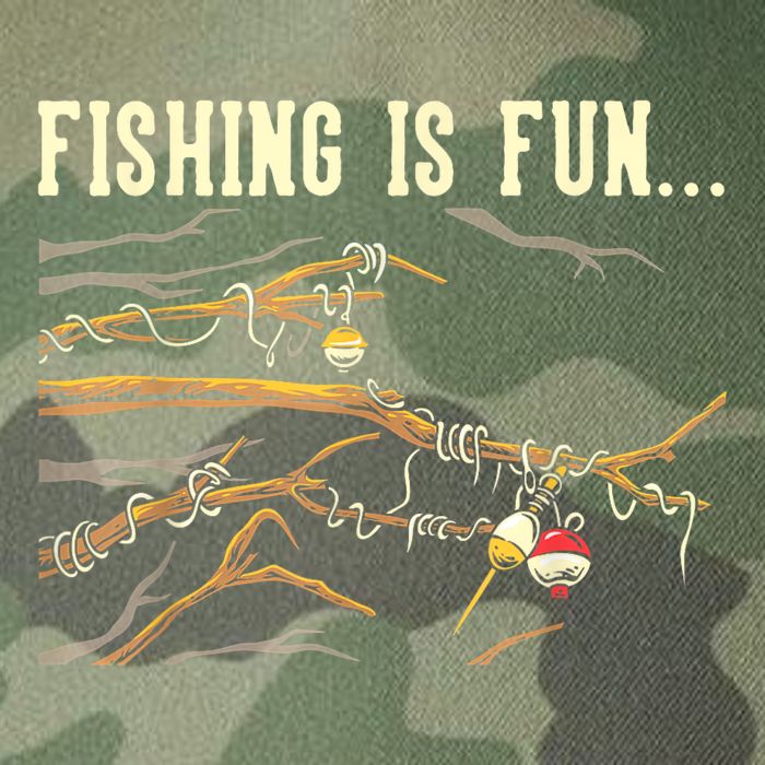 Fishing Is Fun... Bobbers Stuck In Tree Legacy Tie Dye Trucker Hat