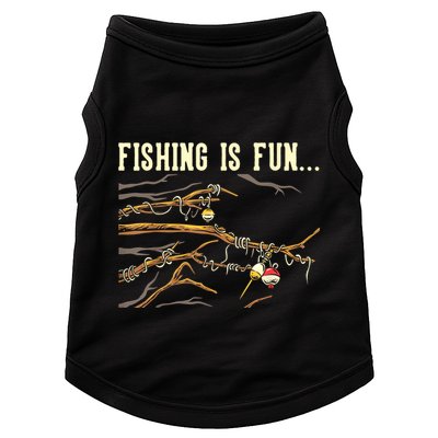 Fishing Is Fun... Bobbers Stuck In Tree Doggie Tank