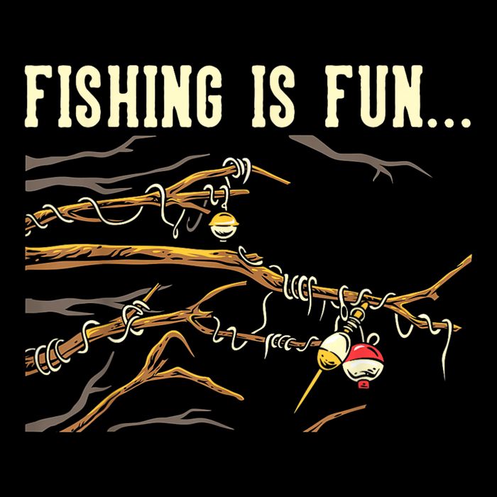 Fishing Is Fun... Bobbers Stuck In Tree Bucket Hat