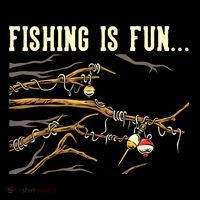 Fishing Is Fun... Bobbers Stuck In Tree Flatbill Hat