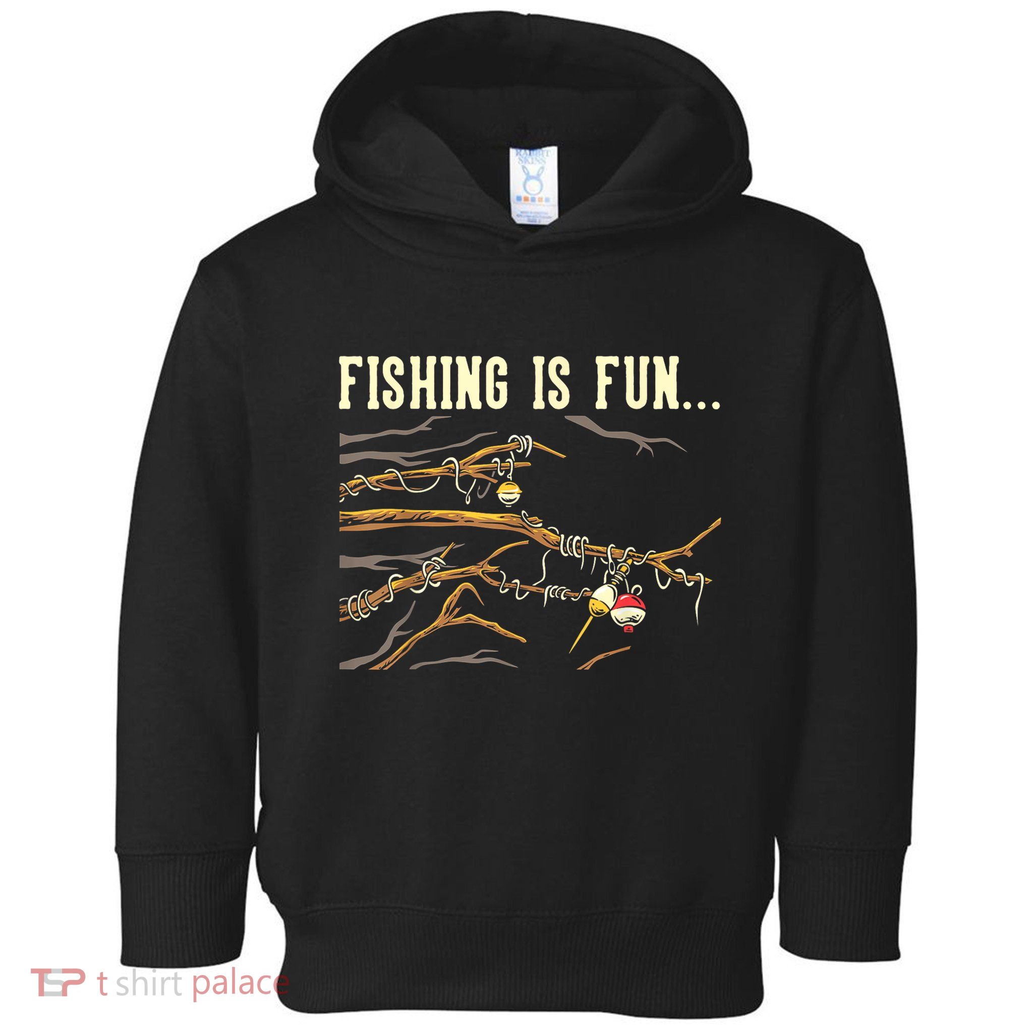 Fishing Is Fun... Bobbers Stuck In Tree Toddler Hoodie