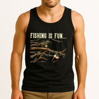Fishing Is Fun... Bobbers Stuck In Tree Tank Top