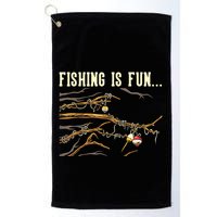Fishing Is Fun... Bobbers Stuck In Tree Golf Towel