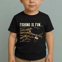 Fishing Is Fun... Bobbers Stuck In Tree Toddler T-Shirt
