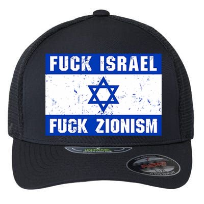 Fuck Israel Fuck Zionism Flexfit Unipanel Trucker Cap