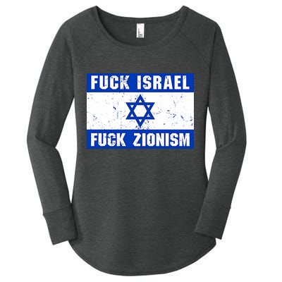 Fuck Israel Fuck Zionism Women's Perfect Tri Tunic Long Sleeve Shirt