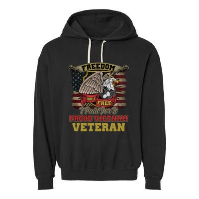 Freedom Isnt Free I Paid For It Gift Garment-Dyed Fleece Hoodie