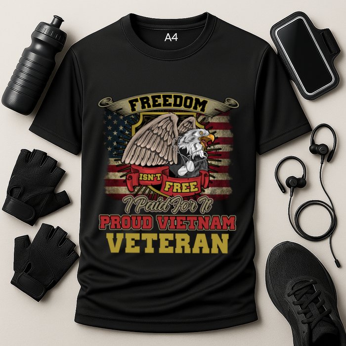 Freedom Isnt Free I Paid For It Gift Cooling Performance Crew T-Shirt