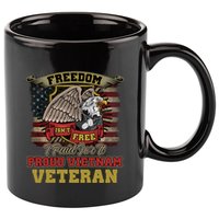 Freedom Isnt Free I Paid For It Gift 11oz C Handle Ceramic Mug