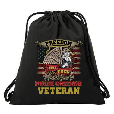 Freedom Isnt Free I Paid For It Gift Drawstring Bag